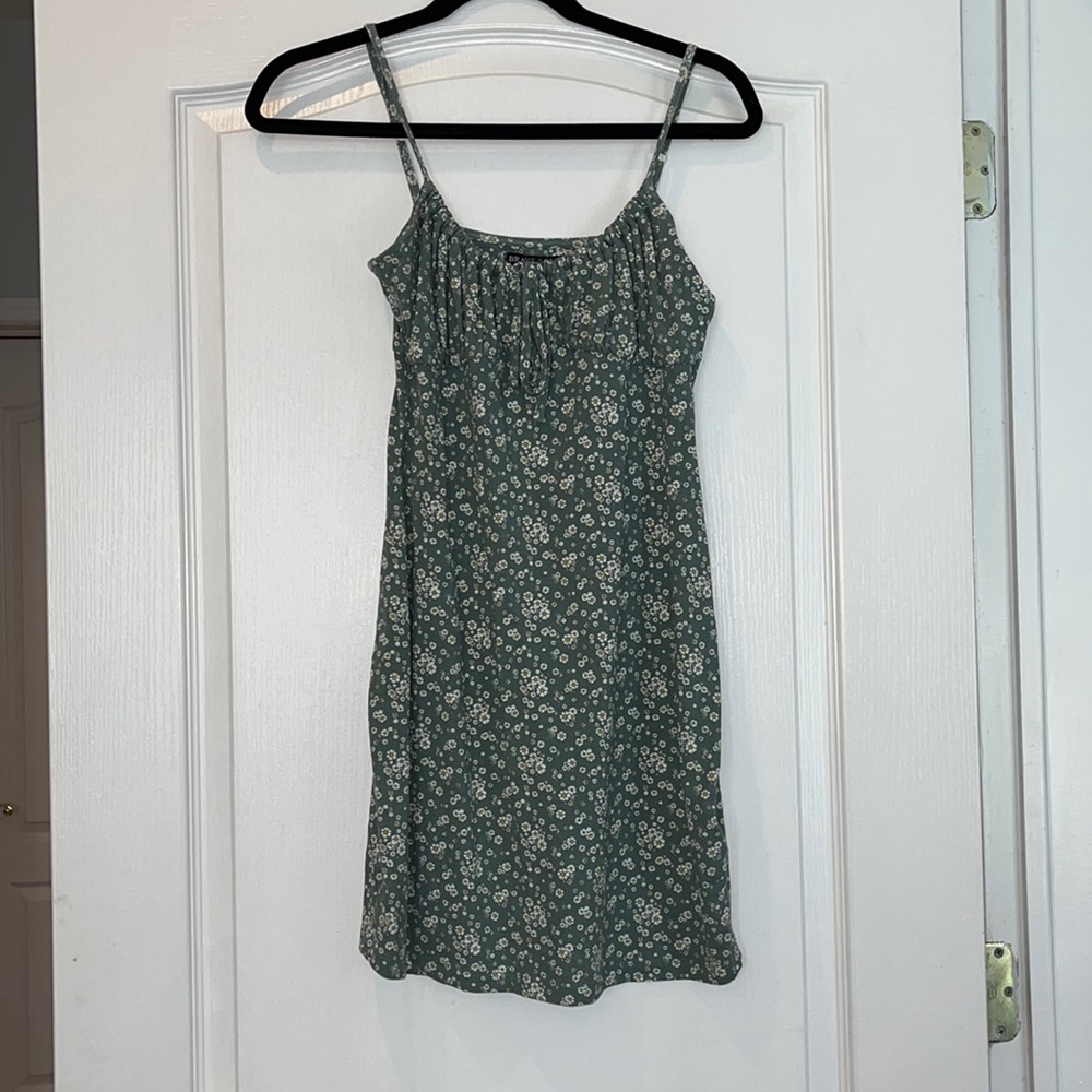 Worn once — cute, green mini dress. Perfect for the summer!